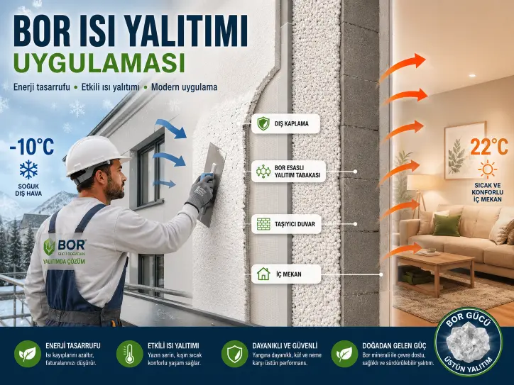 Bor Isı yalıtımı, bor ses yalıtımı ve bor yangın Yalıtımı Uygulaması (7)